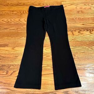 Alice + Olivia Bootcut Black Trousers